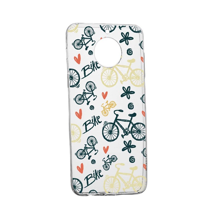 Husa Silicon Compatibila Cu Xiaomi Redmi Note 9 Pro 5G, Bike Love, rezistenta la uzura, anti-alunecare, 781