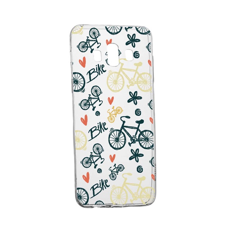Husa Silicon Compatibila Cu Samsung Galaxy J6 Plus 2018, Bike Love, rezistenta la uzura, anti-alunecare, 781