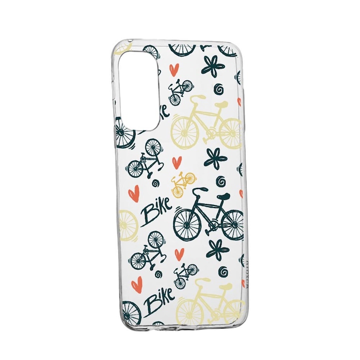 Силиконов калъф, съвместим с Vivo X60 Pro, Bike Love, устойчивост на износване, противоплъзгащ се, 781