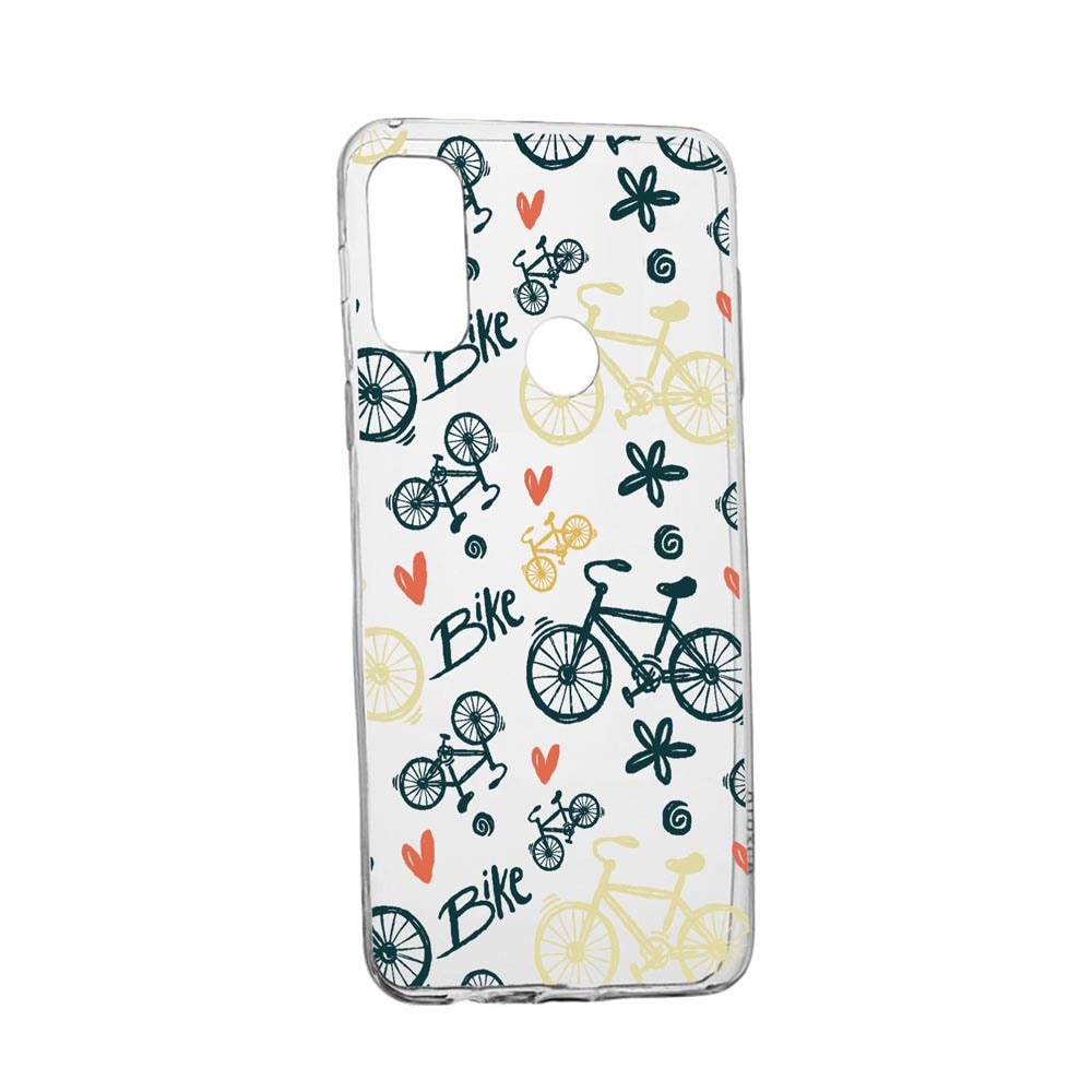 Husa Silicon Compatibila cu Motorola Moto G60, Bike Love, rezistenta la uzura, anti-alunecare, 781