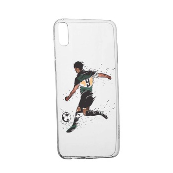 Husa Silicon Compatibila Cu Motorola Moto E6, Football, rezistenta la uzura, anti-alunecare, 782 Husa Silicon Compatibila Cu Motorola Moto E6, Football, rezistenta la uzura, anti-alunecare, 782