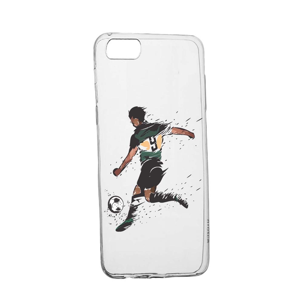 Husa Silicon Compatibila Cu Apple iPhone 7 Plus / 8 Plus, Football, rezistenta la uzura, anti-alunecare, 782