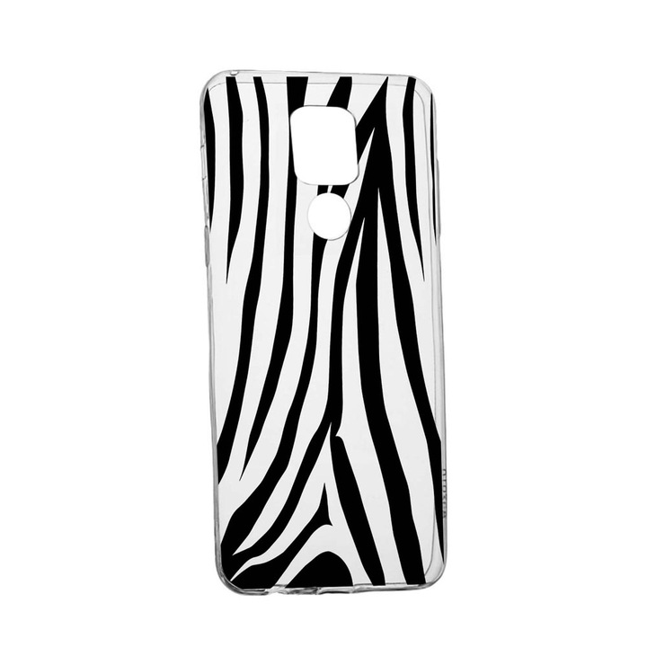 Husa Silicon Compatibila Cu Xiaomi Redmi Note 9, Zebra, rezistenta la uzura, anti-alunecare, 785