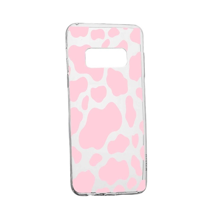 Husa Silicon Compatibila Cu Samsung Galaxy Note 9, Pink Cow, rezistenta la uzura, anti-alunecare, 786