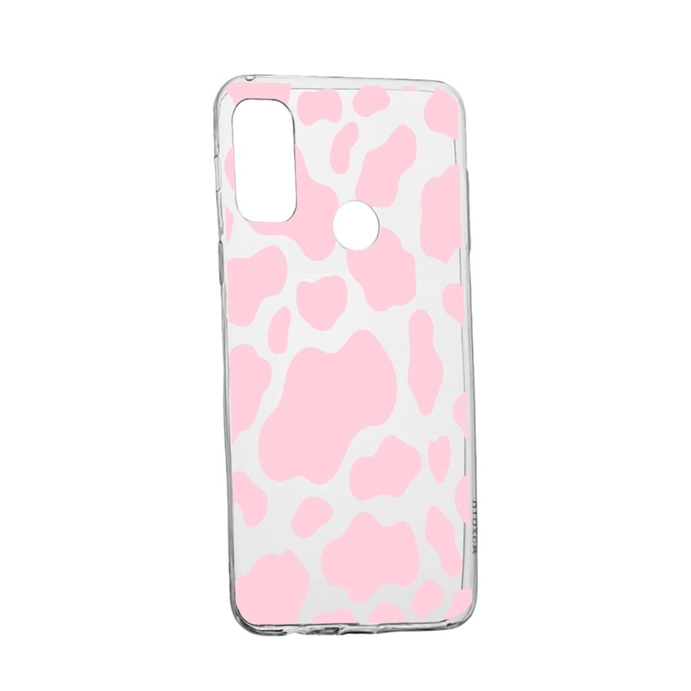 Husa Silicon Compatibila Cu Samsung Galaxy A21S, Pink Cow, rezistenta la uzura, anti-alunecare, 786