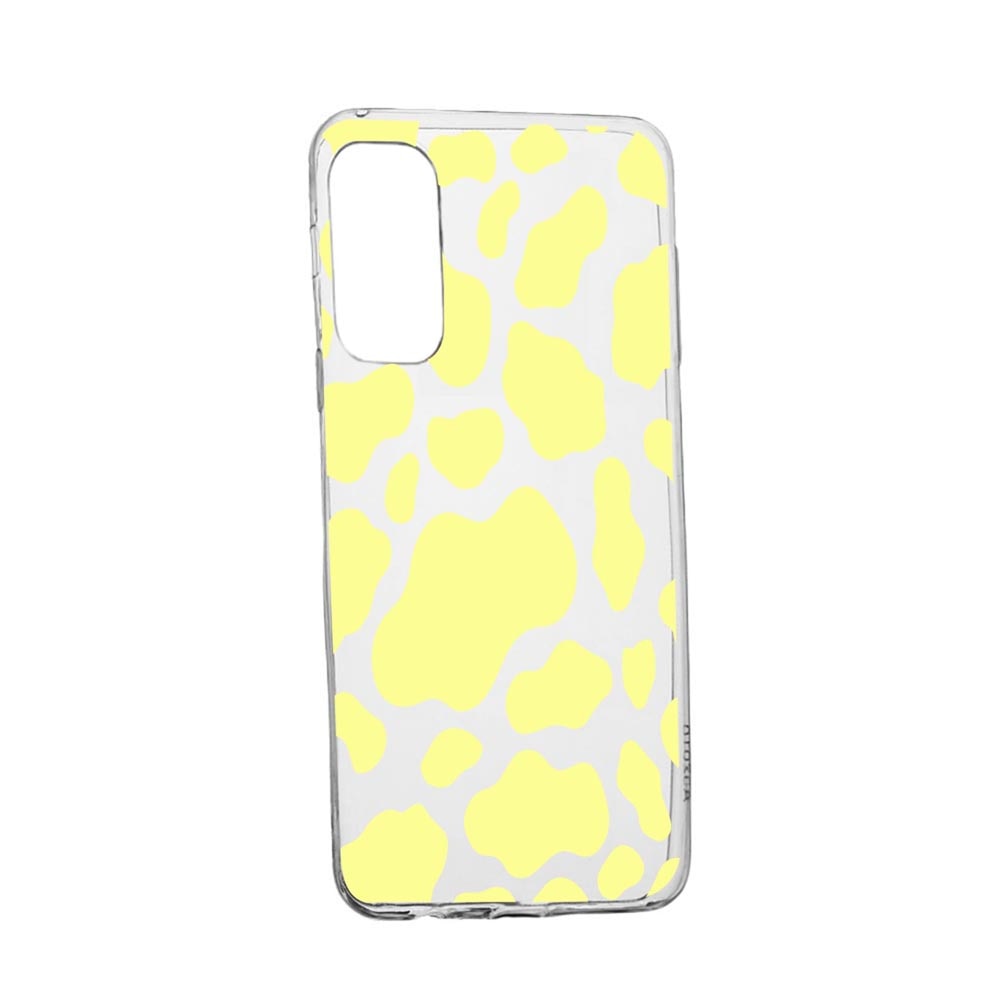 Husa Silicon Compatibila cu Realme GT 5G, Yellow Cow, rezistenta la uzura, anti-alunecare, 787