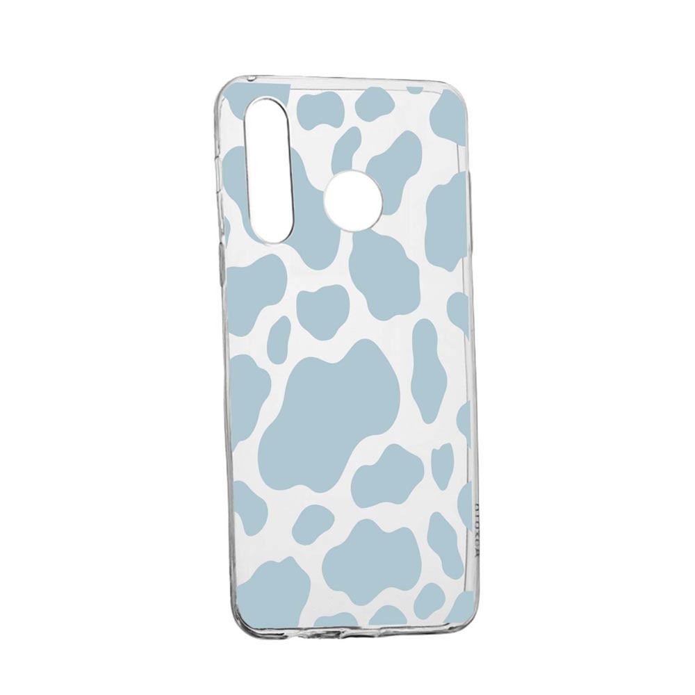 Husa Silicon Compatibila Cu Samsung Galaxy A40, Blue Cow, rezistenta la uzura, anti-alunecare, 788