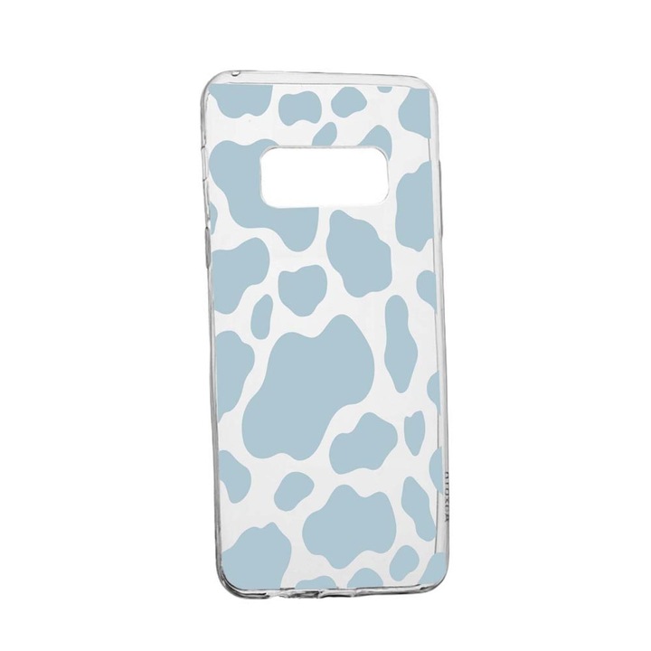 Husa Silicon Compatibila Cu Samsung Galaxy Note 9, Blue Cow, rezistenta la uzura, anti-alunecare, 788