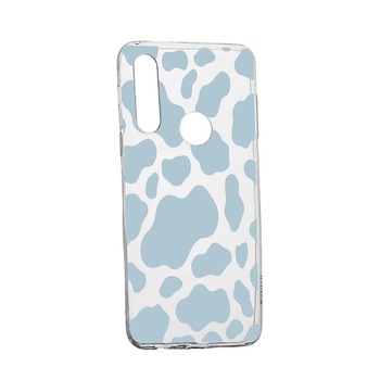 Husa Silicon Compatibila Cu Samsung Galaxy M11, Blue Cow, rezistenta la uzura, anti-alunecare, 788 Husa Silicon Compatibila Cu Samsung Galaxy M11, Blue Cow, rezistenta la uzura, anti-alunecare, 788