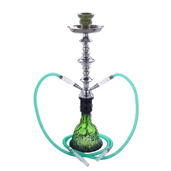 Narghilea Champ - Al Malik Zoumi GREEN (55 cm, doua furtunuri) Narghilea Champ - Al Malik Zoumi GREEN (55 cm, doua furtunuri)