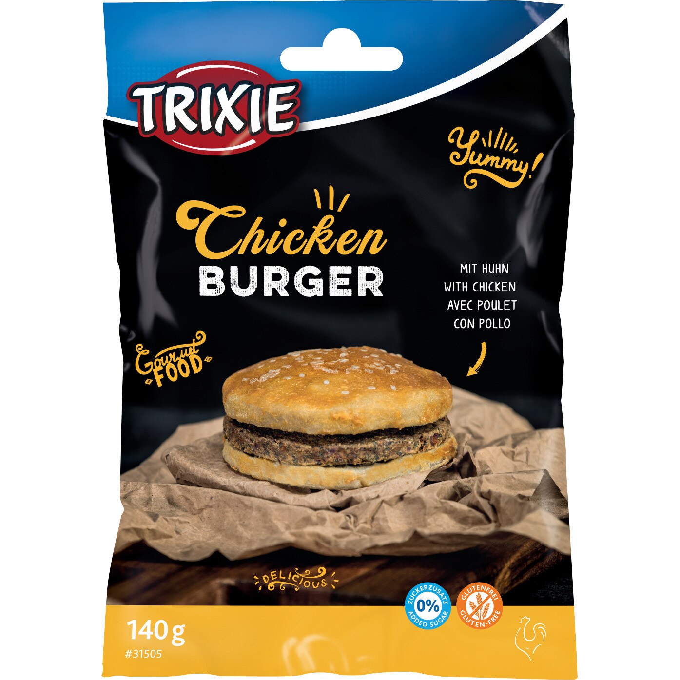 Recompense Trixie burger de pui pentru caini 140g 31505