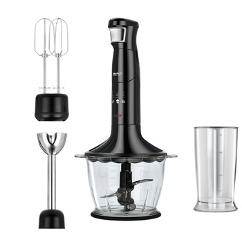 Mixer manual 3 in 1 MPM, tocator MPM, Tije din otel inoxidabil, Fara BPA, Negru Mixer manual 3 in 1 MPM, tocator MPM, Tije din otel inoxidabil, Fara BPA, Negru