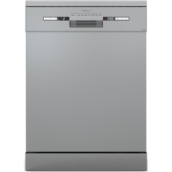 Masina de spalat vase Tesla WD661MX, 12 seturi, 7 programe, Clasa E, Pornire intarziata, Incarcare la jumate, 60 cm, Inox Masina de spalat vase Tesla WD661MX, 12 seturi, 7 programe, Clasa E, Pornire intarziata, Incarcare la jumate, 60 cm, Inox