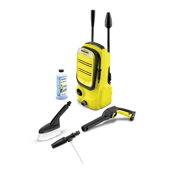 Aparat de spalat cu presiune Karcher K 2 Compact Car*EU, 1400 W, 220-240 V, 110/11 presiune (bar/MPa), 360 l/h debit apa, 40°C temperatura maxima , 5 m cablu alimentare, accesorii incluse Aparat de spalat cu presiune Karcher K 2 Compact Car*EU, 1400 W, 220-240 V, 110/11 presiune (bar/MPa), 360 l/h debit apa, 40°C temperatura maxima , 5 m cablu alimentare, accesorii incluse