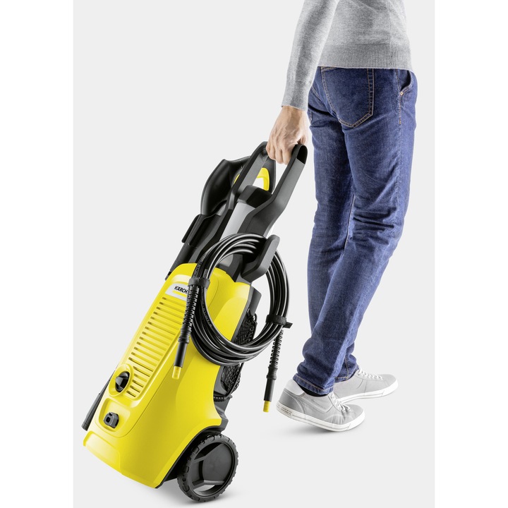 Aparat de spalat cu presiune Karcher K 4 Universal Edition *EU, 1800 W, 130 presiune bar maxima, 420 l/h debit apa, 40°C temperatura maxima, accesorii incluse