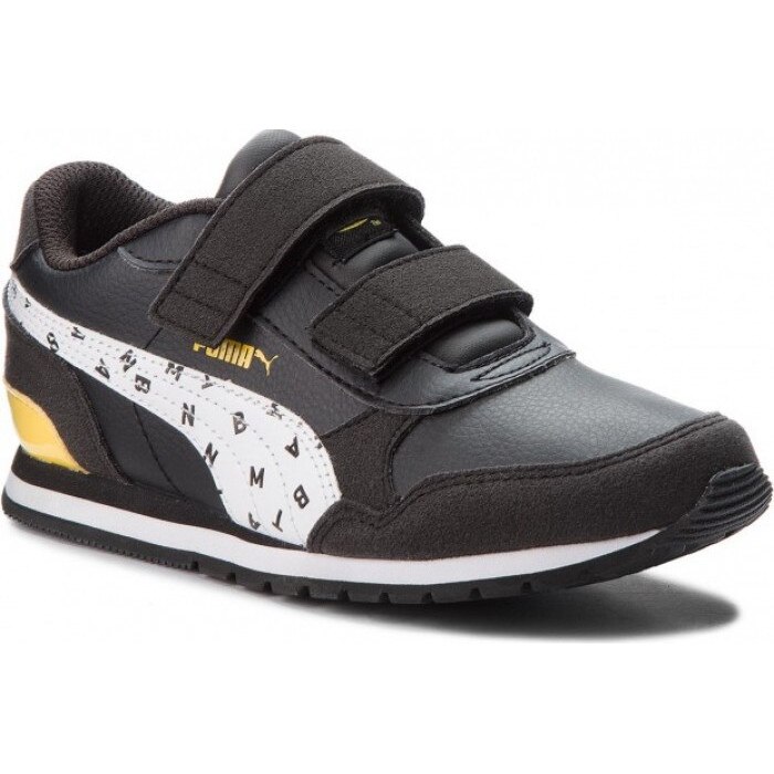 Pantofi sport copii PUMA JL ST RUNNER v2 V PS, negru