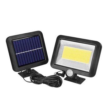 Lampa solara Kosiil, 2400mAh, 100 LED, cablu de 5 m, Negru Lampa solara Kosiil, 2400mAh, 100 LED, cablu de 5 m, Negru