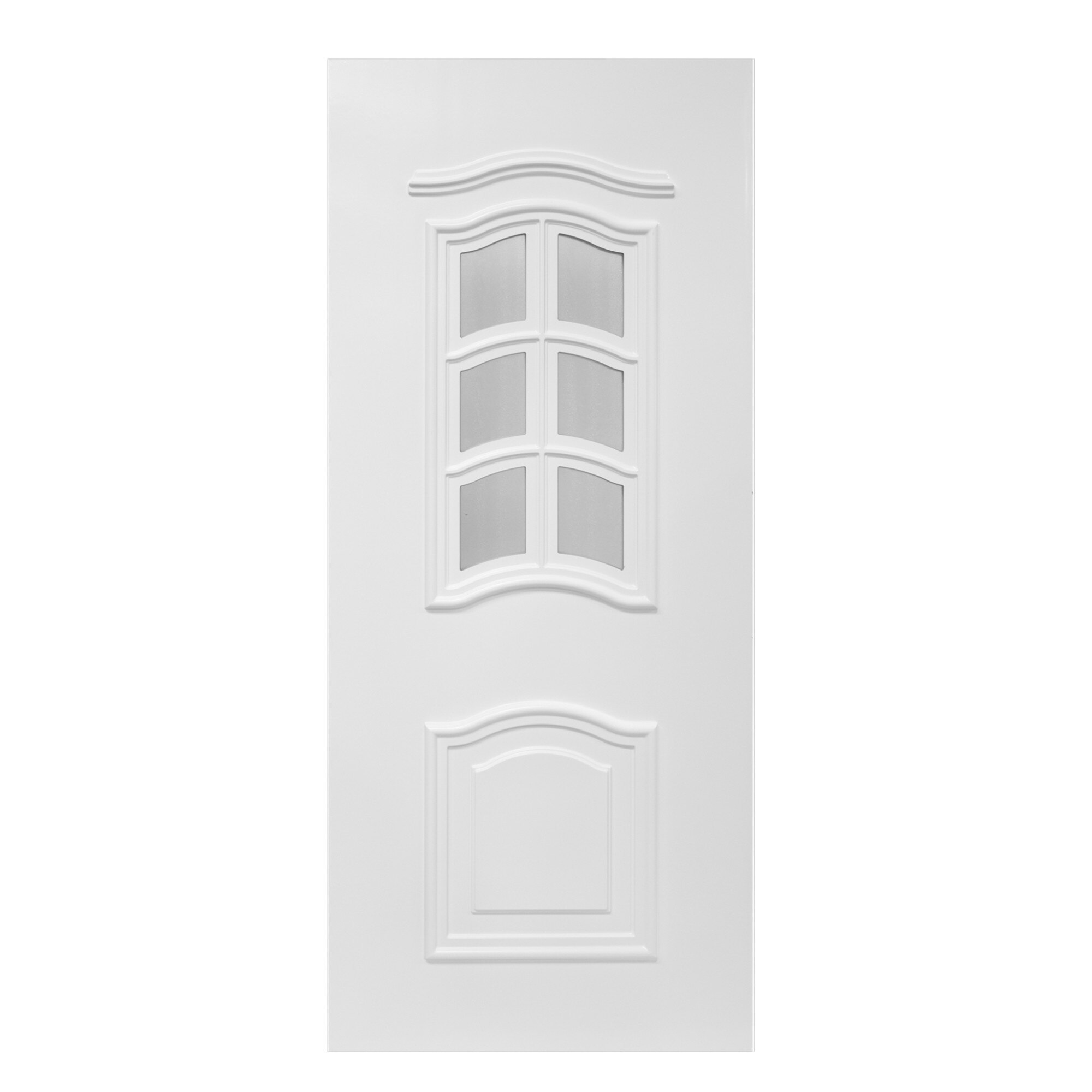 Panel ornamental PVC termoformat, Klara, 750x1900 mm, 24 mm grosime, culoare alb