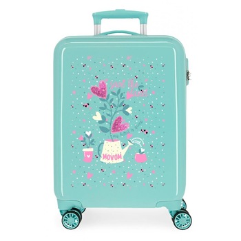 Troler ABS 55 cm 4 roti Movom Flower Pot, din material reciclat Troler ABS 55 cm 4 roti Movom Flower Pot, din material reciclat