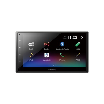 Multimedia player auto Pioneer DMH-A340DAB, 2DIN, Ecran tactil 6.8 inch, accepta prin USB Mirroring, Bluetooth, 4x50W, USB, AUX, Radio Digital Multimedia player auto Pioneer DMH-A340DAB, 2DIN, Ecran tactil 6.8 inch, accepta prin USB Mirroring, Bluetooth, 4x50W, USB, AUX, Radio Digital