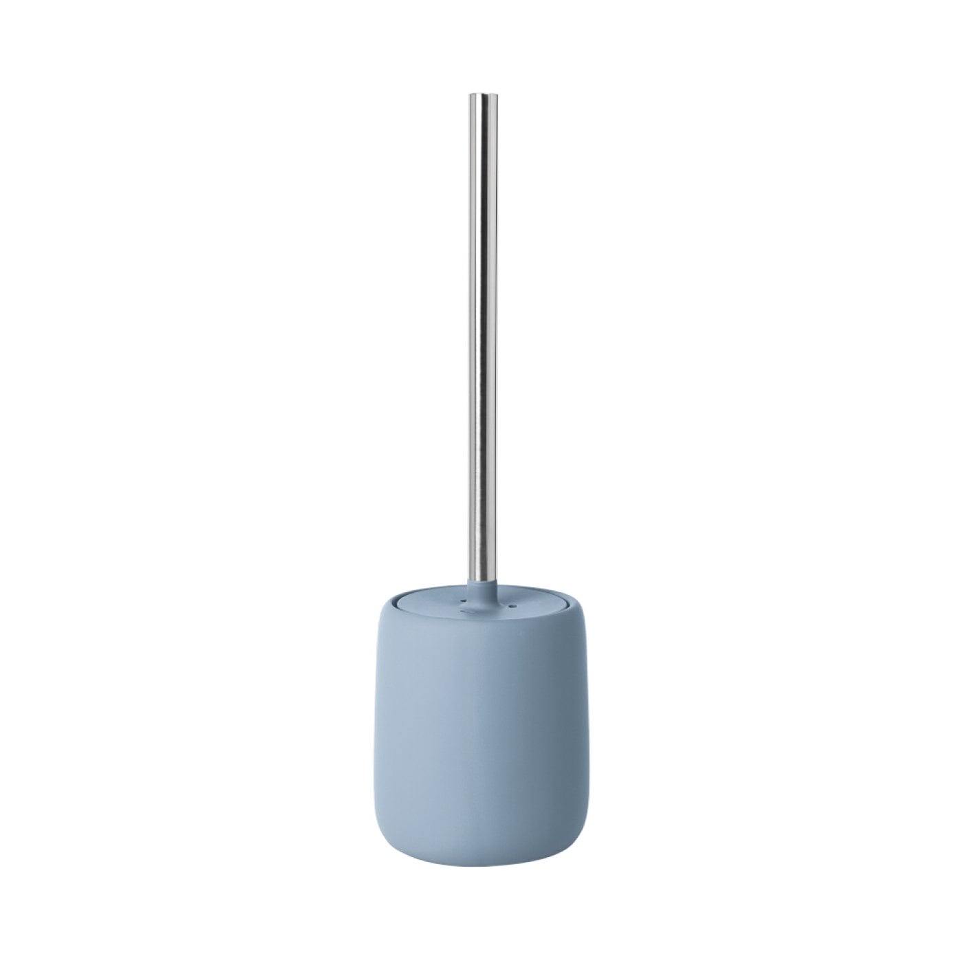 Perie wc cu suport ceramic Sono albastru pastel Blomus 775093