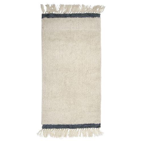 Covor Bloomingville, lana, 120x60cm, nisipiu