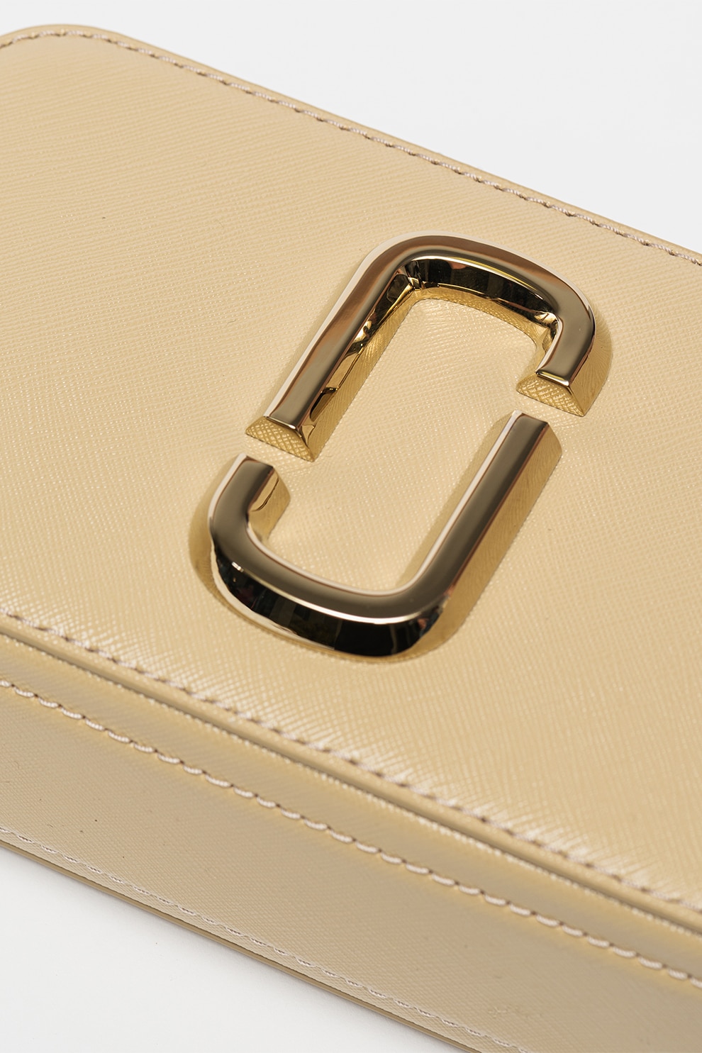Marc Jacobs, Geanta crossbody de piele Snapshot, Maro nisip - eMAG.ro