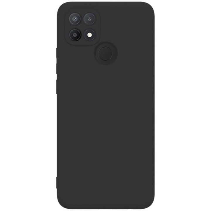 Husa de protectie Lemontti Silicon Soft Slim pentru Oppo A15, Black