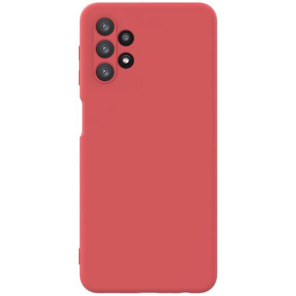 Husa de protectie Lemontti Silicon Soft Slim pentru Samsung Galaxy A32 5G, Santa Red
