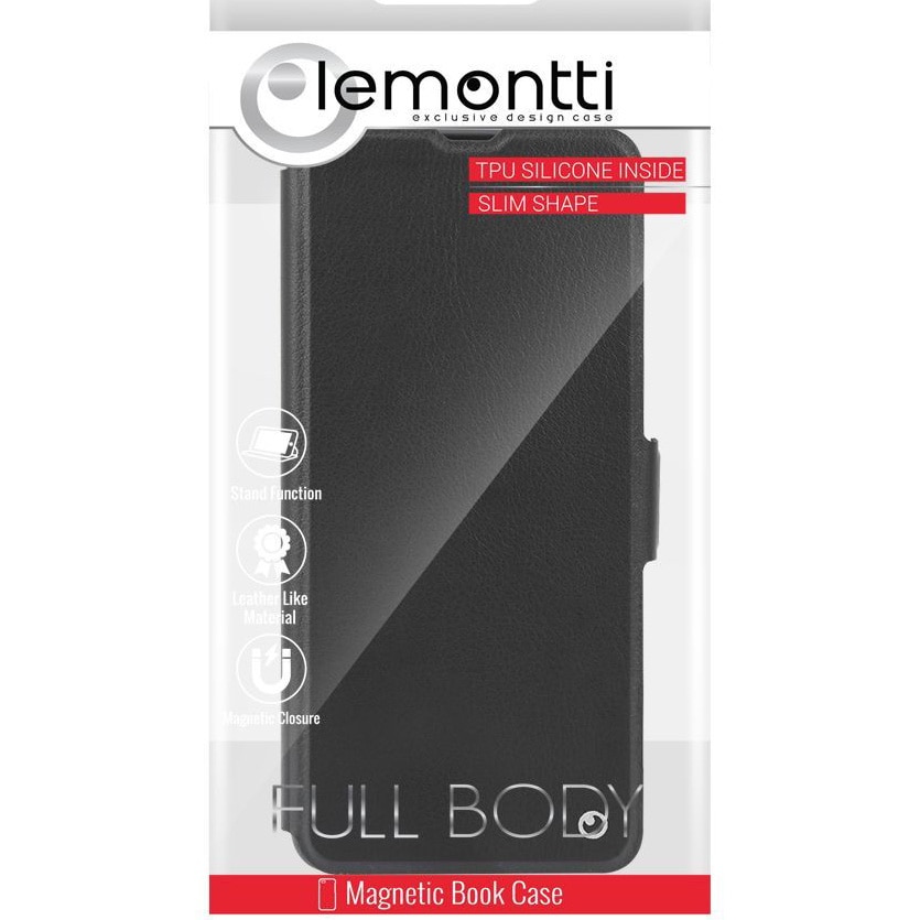 Husa de protectie Lemontti Book Elegant pentru Oppo A53 4G, Negru