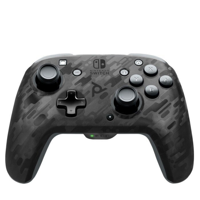 Controler fara fir, PDP, Faceoff Deluxe Nintendo Switch, Negru