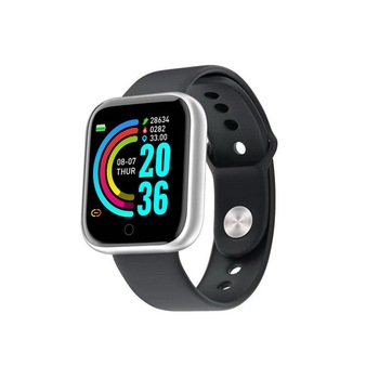 Bratara inteligenta Y68 neagra argintie Bratara inteligenta Y68 neagra argintie