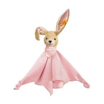 Doudou Iepure Hoppel, Steiff, Roz, 28 cm Doudou Iepure Hoppel, Steiff, Roz, 28 cm