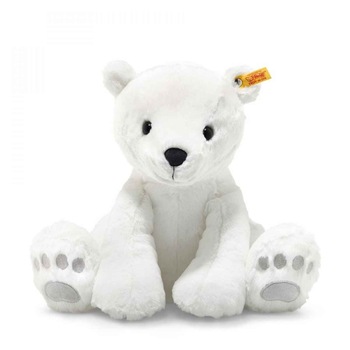 Urs de plus polar Lasse, Steiff, Alb, 35 cm Urs de plus polar Lasse, Steiff, Alb, 35 cm