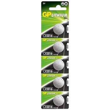 Baterii Lithium GP CELL CR2016, 3.0V, 5 buc Baterii Lithium GP CELL CR2016, 3.0V, 5 buc