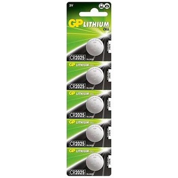 Baterii Lithium GP CELL CR2025, 3.0V, 5 buc Baterii Lithium GP CELL CR2025, 3.0V, 5 buc