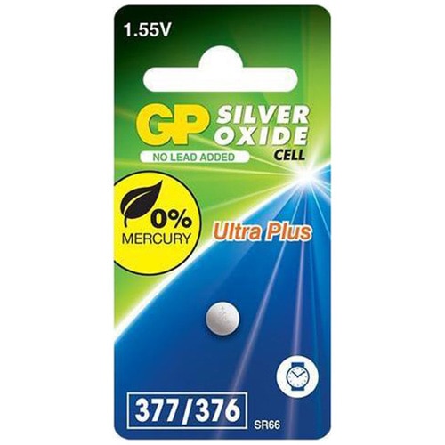 Baterii GP Watch Silver Oxide 377, 1,5 V, 1 buc