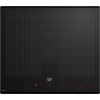 Plita incorporabila Beko HII68811NT, Inductie, Indyflex+, Automatic Cooking Function, Wipe Guard, Control touch, 15 trepte, 60 cm, Negru Plita incorporabila Beko HII68811NT, Inductie, Indyflex+, Automatic Cooking Function, Wipe Guard, Control touch, 15 trepte, 60 cm, Negru