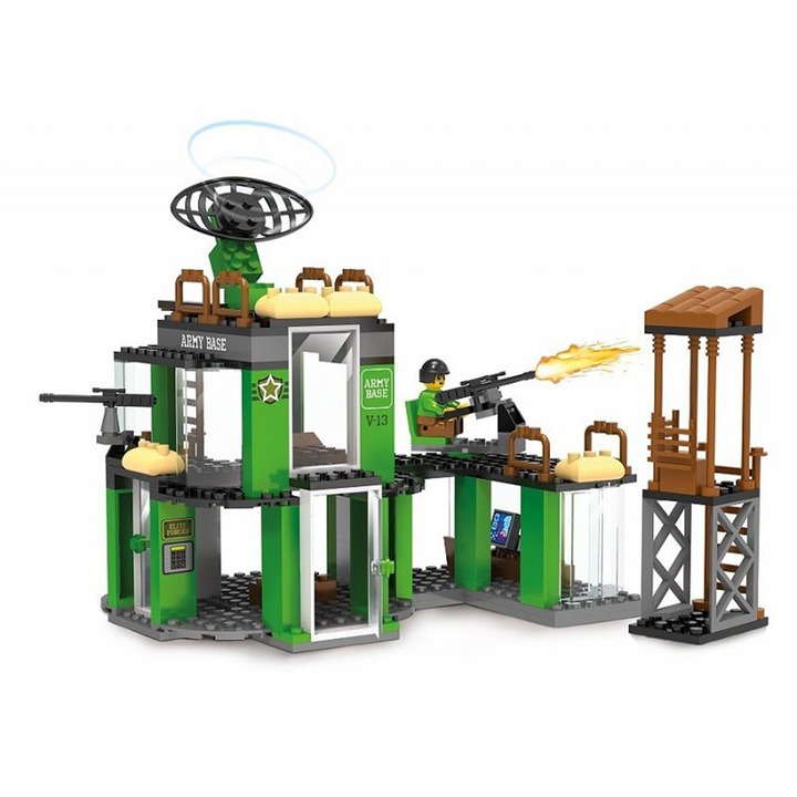 Blocki My Army Építőkészlet, Katonai bázis, 251 db