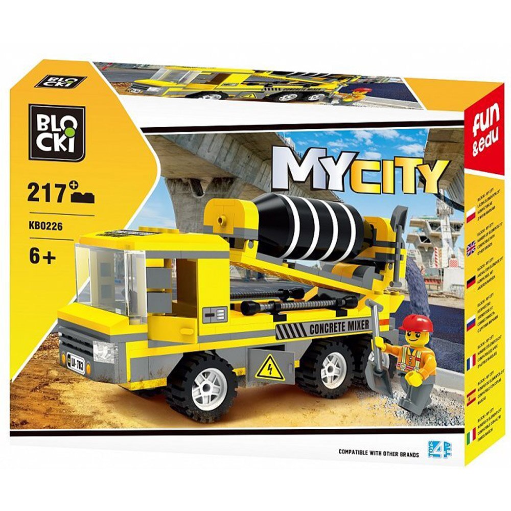 Set de constructie Blocki My City - Betoniera, 217 piese