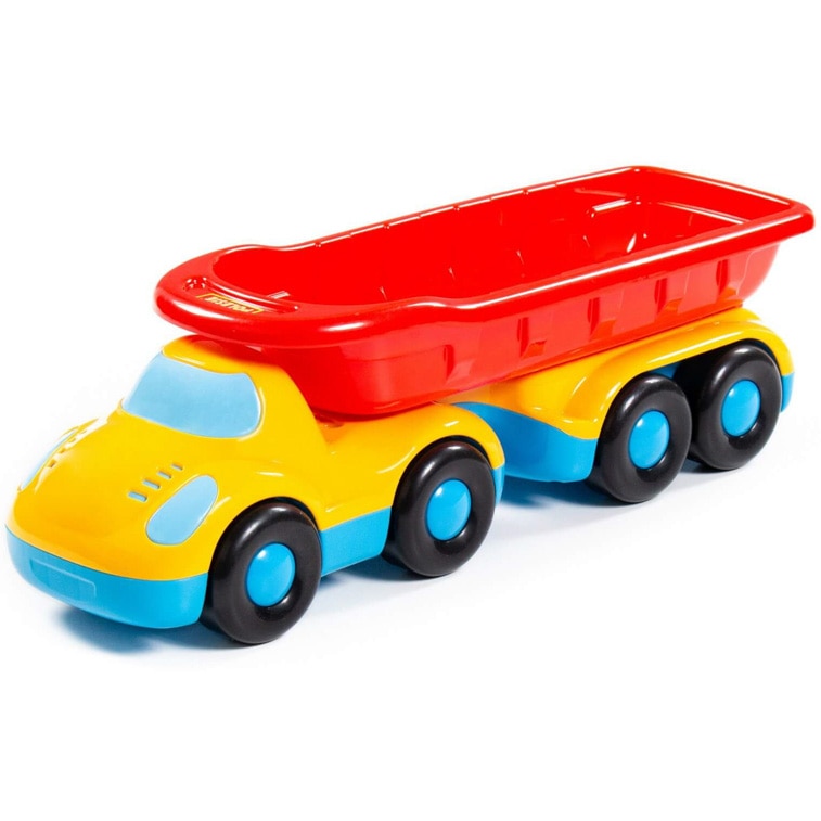 Basculanta Polesie - Buddy, cu remorca, 42 x 13 x 13 cm