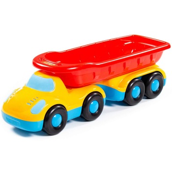 Basculanta Polesie - Buddy, cu remorca, 42 x 13 x 13 cm Basculanta Polesie - Buddy, cu remorca, 42 x 13 x 13 cm