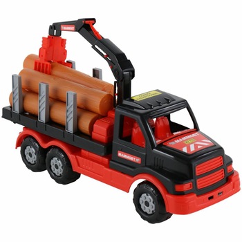 Camion cu lemne Polesie - Mammoet, 47 x 16 x 26 cm Camion cu lemne Polesie - Mammoet, 47 x 16 x 26 cm