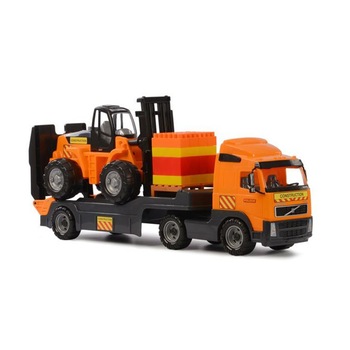 Camion Polesie - Volvo PowerTruck, cu stivuitor si palet cuburi, 89 x 19 x 25 cm Camion Polesie - Volvo PowerTruck, cu stivuitor si palet cuburi, 89 x 19 x 25 cm