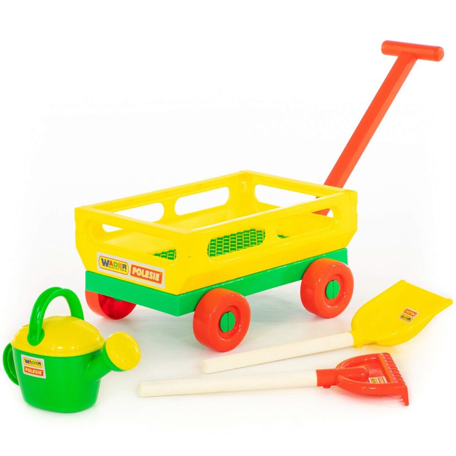 Carucior Polesie - Unelte gradinarit, 3 accesorii, 43x29x21 cm