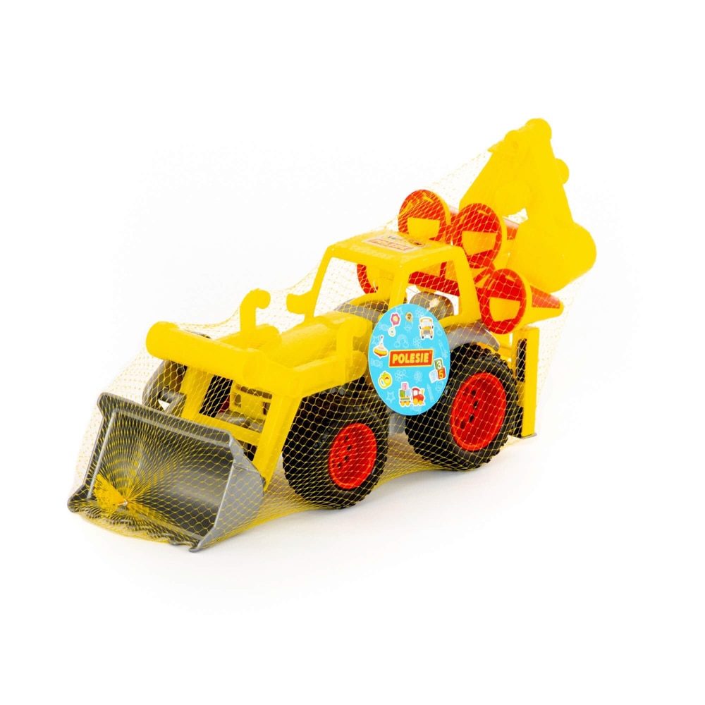 Excavator Polesie - ConsTruck, cu incarcator, 38 x 16 x 22 cm