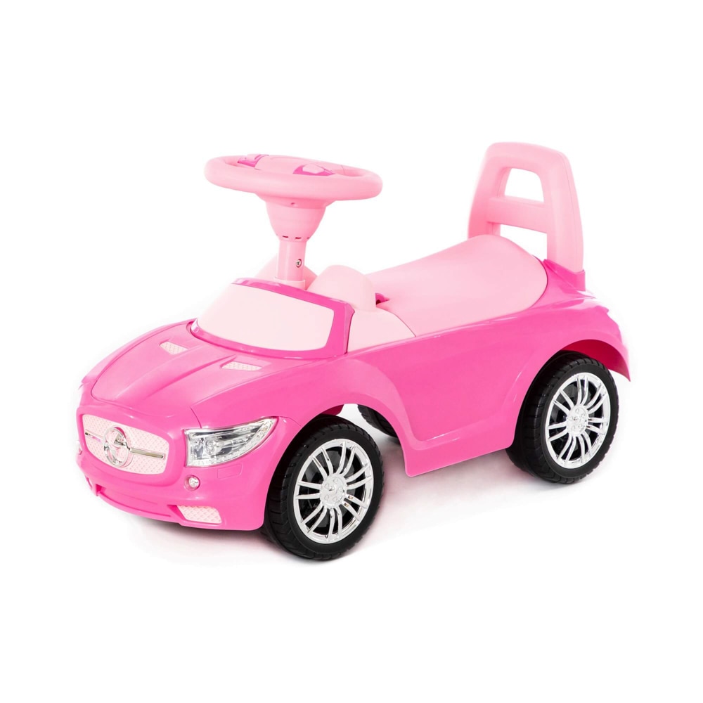 Masinuta Polesie ride-on - Supercar, roz, 66 x 28.5 x 30 cm