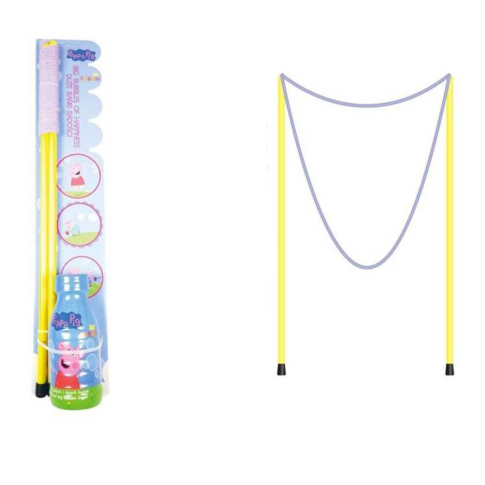 Set baloane de sapun Tuban - Peppa Pig, bagheta 50 cm, 250 ml