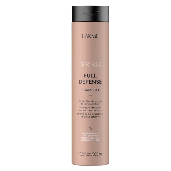 Lakme, Full Defense, Védő sampon igénybevett hajra, 300ml