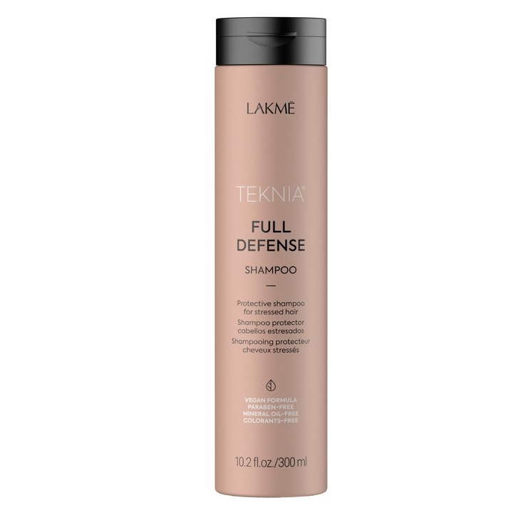 Lakme, Full Defense, Védő sampon igénybevett hajra, 300ml